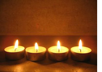 Five candles